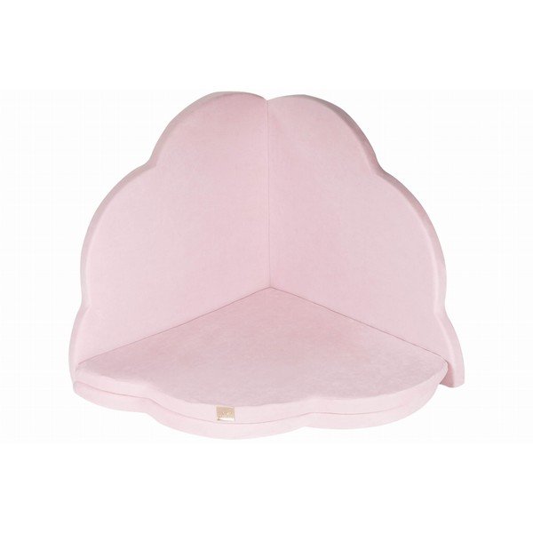 Světle růžová dětská hrací podložka 160x160 cm – Meowbaby-image-3