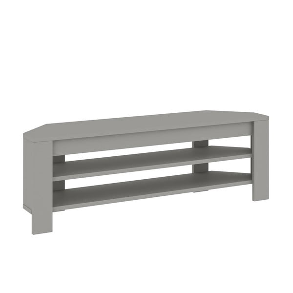 Šedý TV stolek v dekoru dubu 120x40x30 cm Corner – Kalune Design
