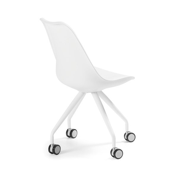 Bílá kancelářská židle Kave Home Lars-image-1