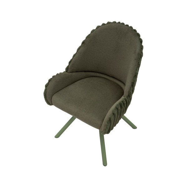 Zelená čalouněná jídelní křesla v sadě 2 ks s područkami Stockholm – Mauro Ferretti-image-3