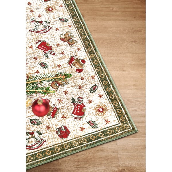 Zelený koberec s vánočním motivem s příměsí bavlny 50x80 cm Toy's Delight Green Christmas – Villeroy&Boch-image-2