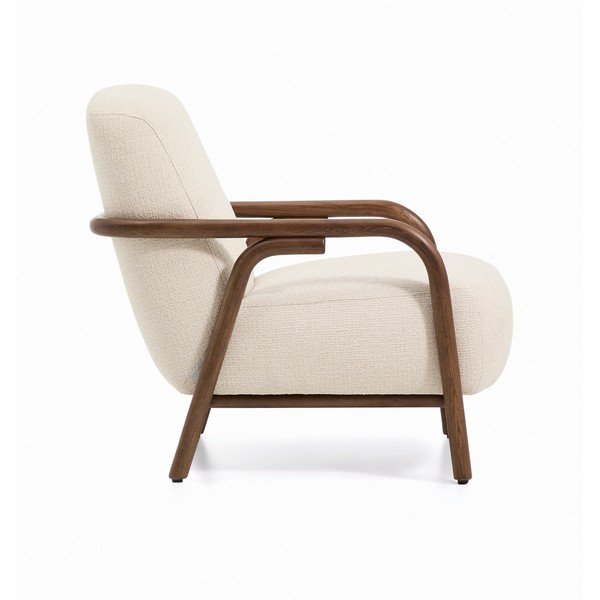 Béžové žinylkové křeslo Sylo – Kave Home-image-3