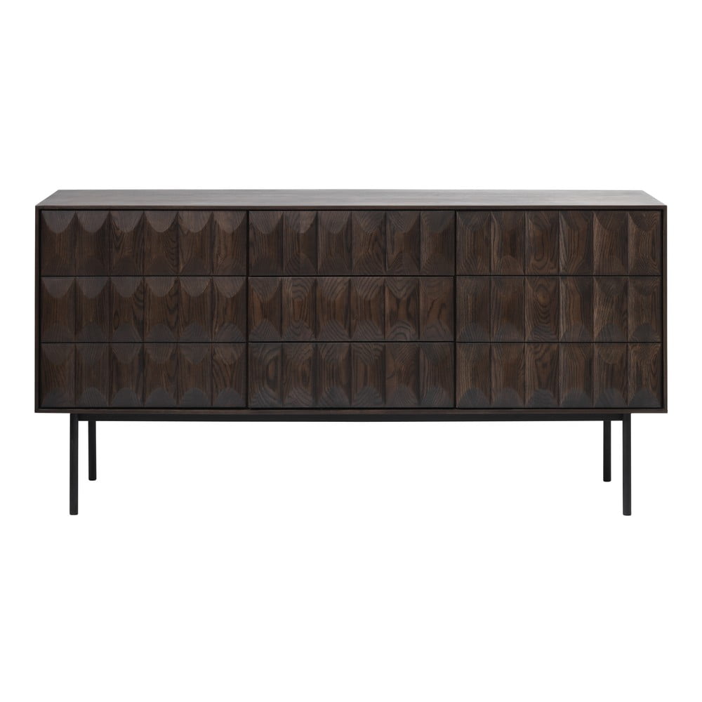 Hnědá komoda Unique Furniture Latina, délka 160 cm