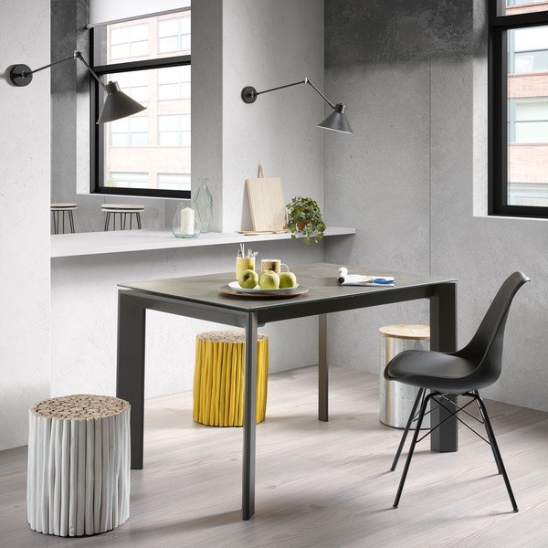 Bílý odkládací stolek z teakového dřeva Kave Home Filippo, ⌀ 35 cm-image-3