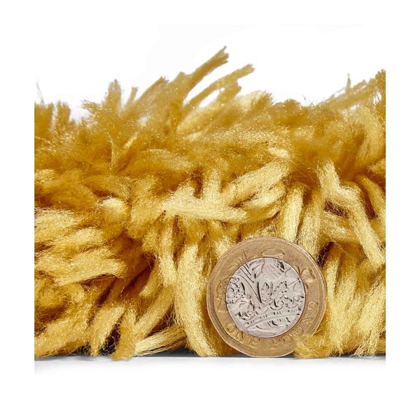 Hořčicově žlutý koberec Think Rugs Polar, 80 x 150 cm-image-3