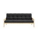 Černá/šedá rozkládací pohovka 204 cm Grab - Karup Design