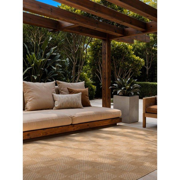 Krémový/v přírodní barvě vnitřní a venkovní koberec 160x230 cm Haringey Dorothy – Ted Baker-image-1