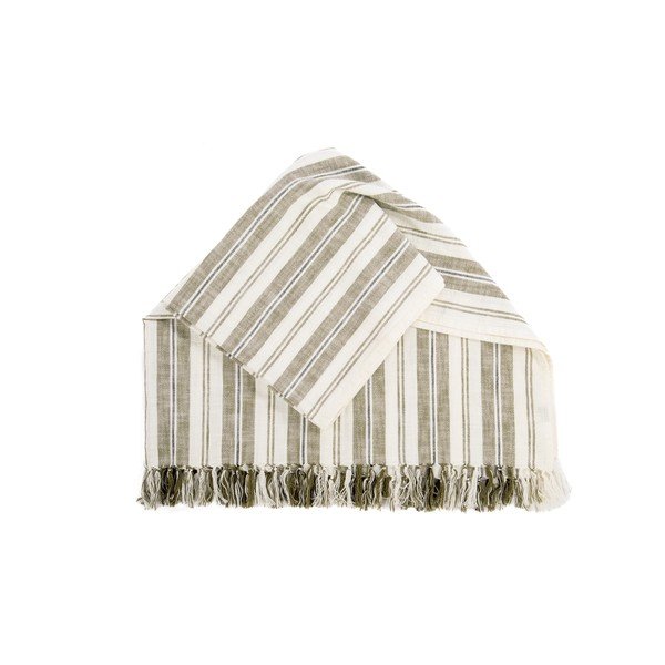 Zelená bavlněná deka 150x200 cm Indira – Tiseco Home Studio-image-3