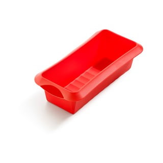 Červená silikonová forma na pečení Lékué, délka 24 cm