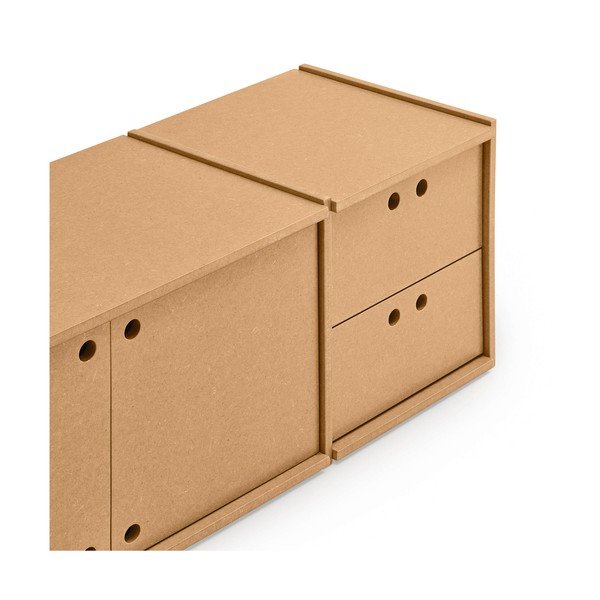 TV stolek v přírodní barvě 157x42x40 cm Wally – Teulat-image-3