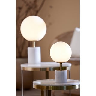Bílá stolní lampa (výška 35 cm) Medina – Light & Living