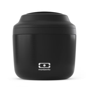 Černá svačinová dóza Monbento Element, 550 ml