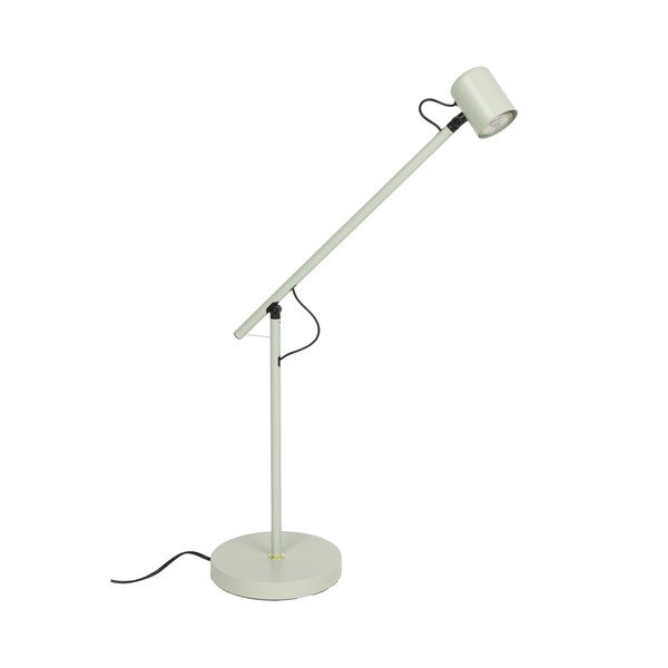 Světle zelená kovová stolní lampa (výška 45,5 cm) Aero – White Label