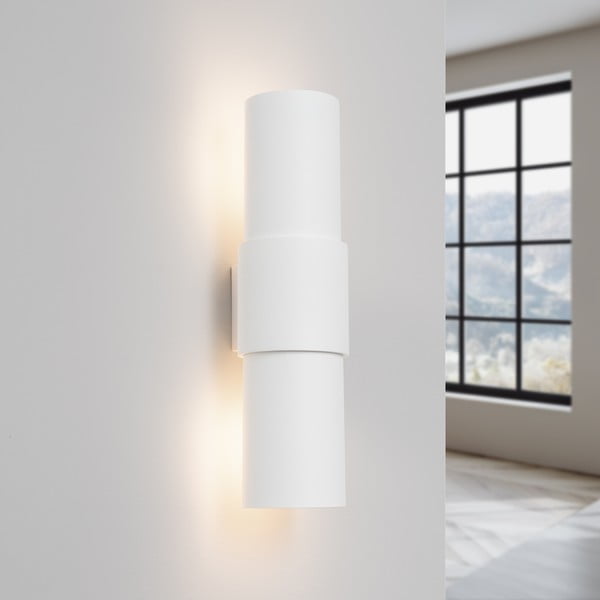 Bílé nástěnné svítidlo Aurea – Sollux-image-2