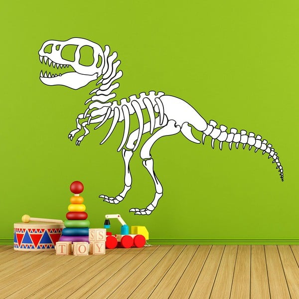 Samolepka na stěnu T-Rex Skeleton