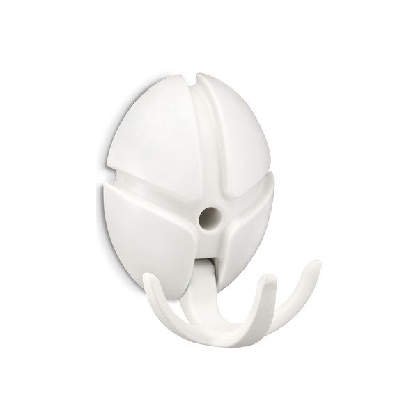 Bílý nástěnný plastový háček Tick – Spinder Design-image-1