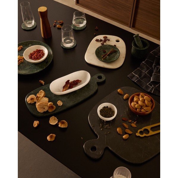 Servírovací mramorové prkénko 20 x 3 cm Obar – Kave Home-image-2