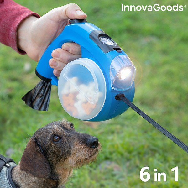 Zatahovací psí vodítko 6 v 1 InnovaGoods-image-1