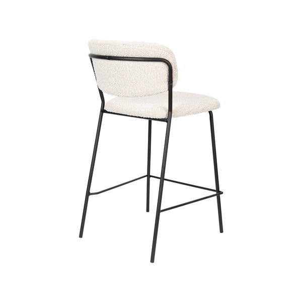 Bílé barové židle v sadě 2 ks 89 cm Jolien – White Label-image-4
