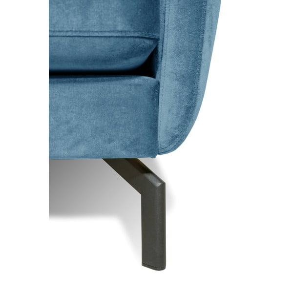 Modrá sametová rohová pohovka (levý roh) Magic - Scandic-image-4