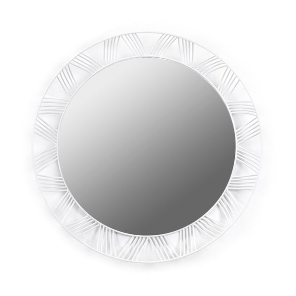 Bílé kruhové zrcadlo Serax Iron