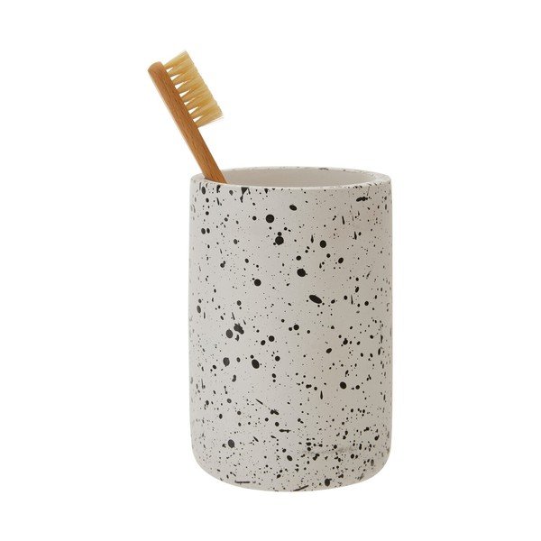 Krémový betonový kelímek na zubní kartáčky Mozie – Premier Housewares-image-2
