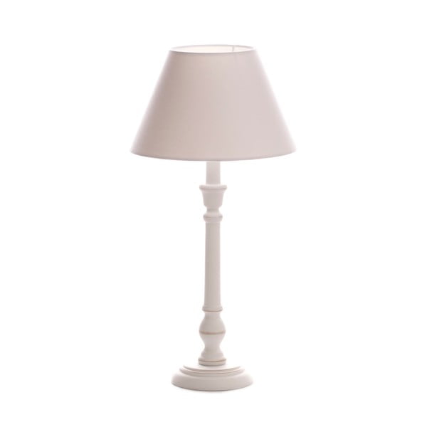 Stolní lampa Laura White/Washed White, 51 cm
