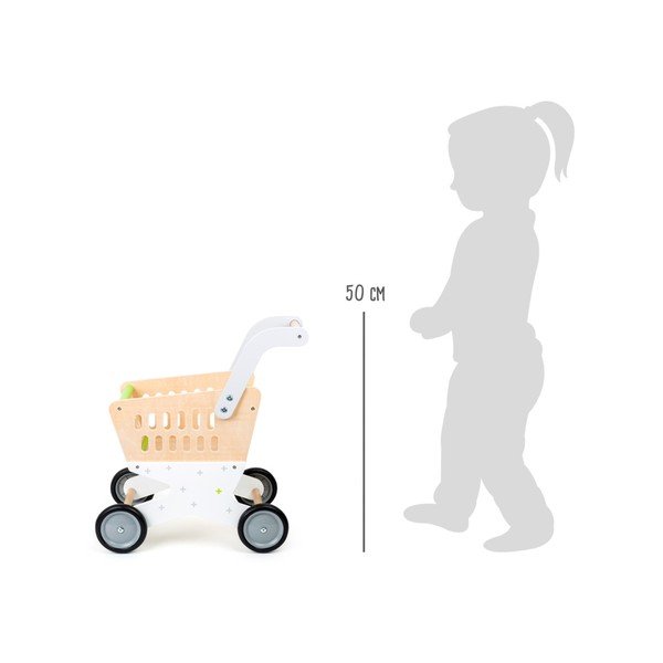Dětský dřevěný nákupní vozík Legler Shopping-image-4