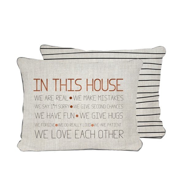 Béžový polštář Really Nice Things House, 50 x 35 cm-image-2