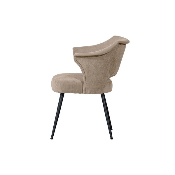 Béžové sametové jídelní židle v sadě 2 ks Sits – Basiclabel -image-3