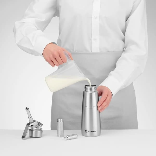 Šlehačková láhev z nerezové oceli Hendi Profi Line, 0,5 l-image-1