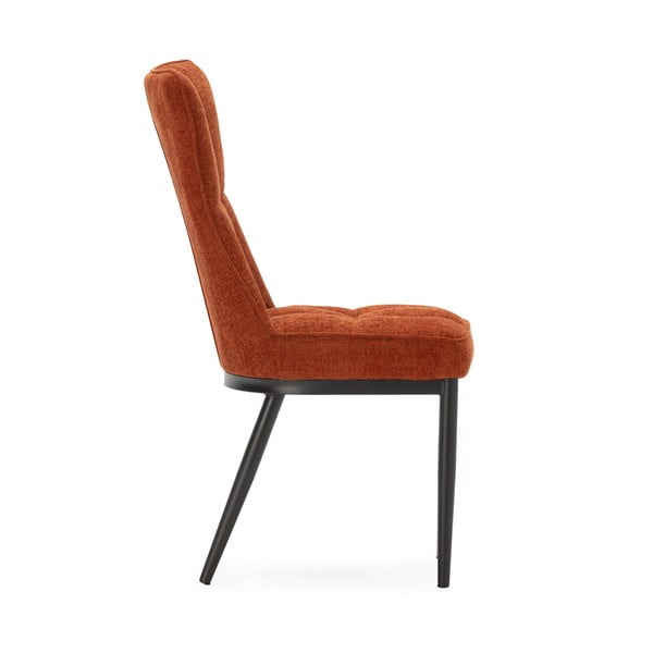 Jídelní židle v sadě v terakotové barvě 2 ks Damon – Marckeric-image-4