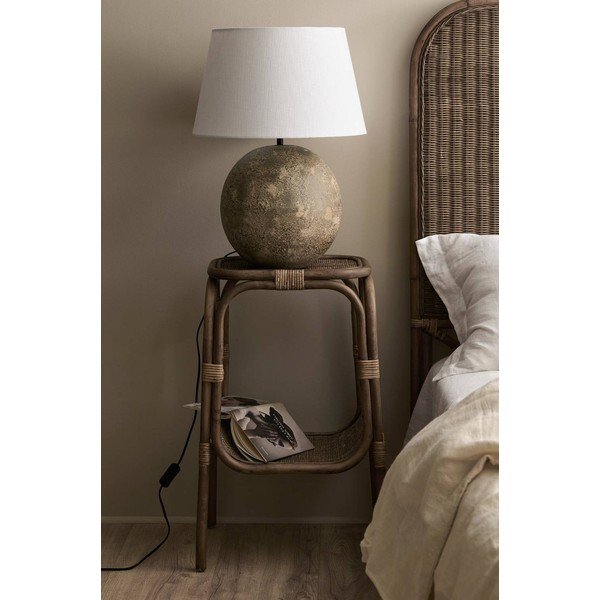 Ratanový kulatý odkládací stolek ø 41 cm Magnolia – Ellos Home-image-2