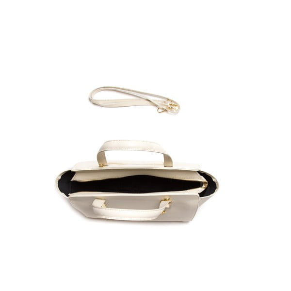 Kožená kabelka Luisa Vanini 421 Beige-image-3