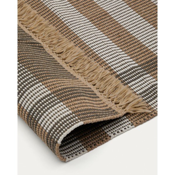 Béžový oboustranný/ručně tkaný koberec 60x90 cm Barani – Kave Home-image-4