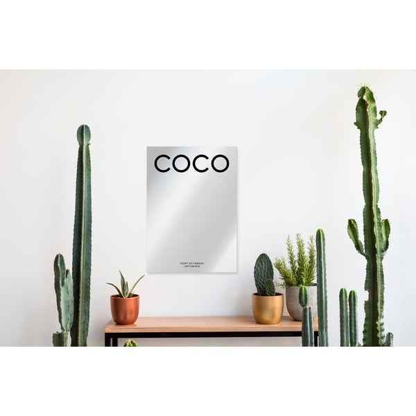 Nastěnné zrcadlo 50x70 cm Coco Chanel - Little Nice Things-image-1