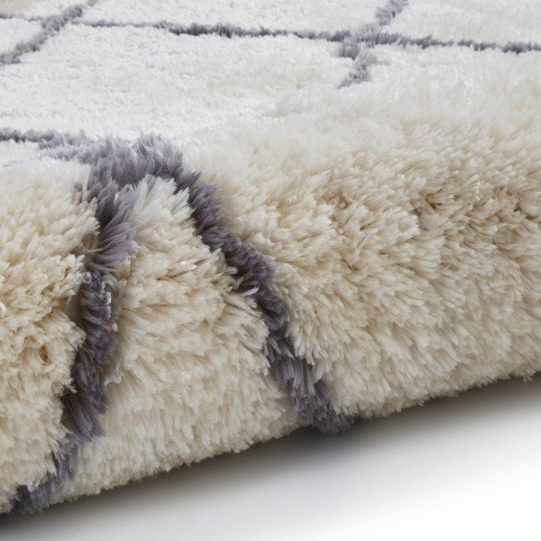 Krémově bílý koberec s šedými detaily Think Rugs Morocco, 120 x 170 cm-image-4
