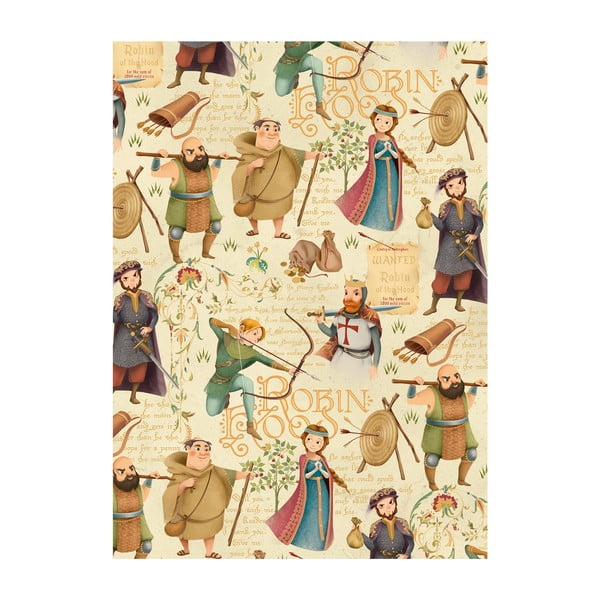 Poznámkový blok s propiskou 50 stránek formát A6 Robin Hood – Kartos-image-1