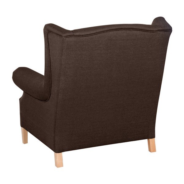 Hnědé křeslo ušák Max Winzer Harvey-image-2