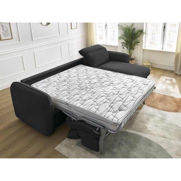 Černá pohovka 216 cm Achille – Bobochic Paris-image-1
