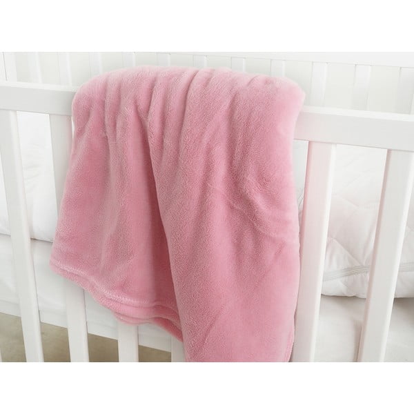 Růžová dětská deka z mikroflanelu 110x140 cm Exclusive – B.E.S.-image-1
