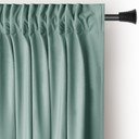 Světle zelený sametový dimout závěs 140x245 cm Pleat – Restilo
