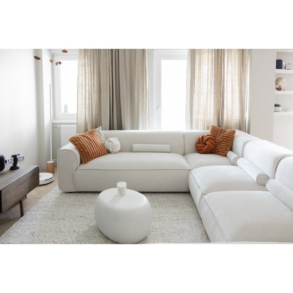 Krémová rohová pohovka (levý roh) Flex Felix – Miuform-image-3