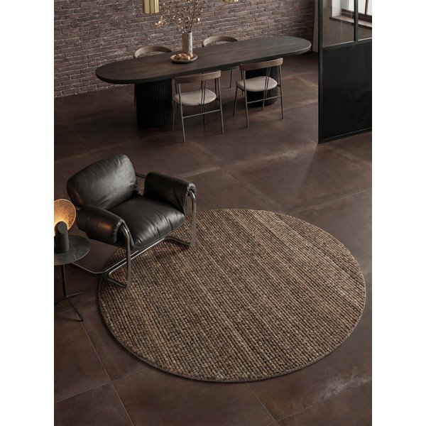 Hnědý koberec ø 200 cm Wilma – Villeroy&Boch-image-1