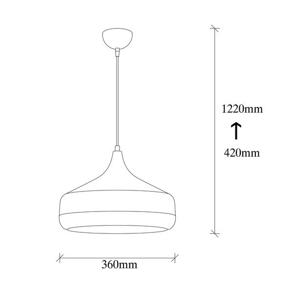 Závěsné svítidlo v černo-měděné barvě Opviq lights Yildo, ø 36 cm-image-3