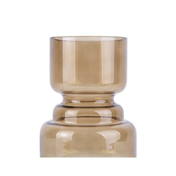 Hnědá skleněná váza PT LIVING Courtly, výška 20 cm-image-2