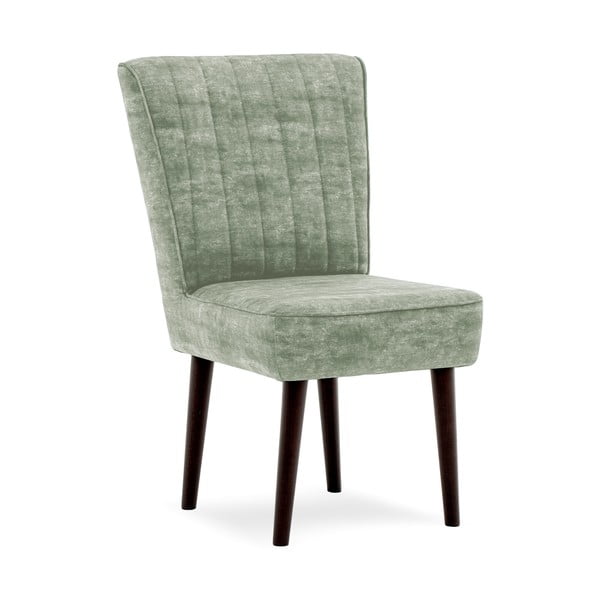Khaki zelená čalouněná židle Vivonita Leila