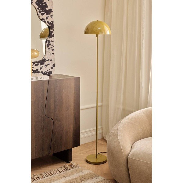 Khaki kovová stojací lampa (výška 160 cm) Morris – Ellos Home-image-2