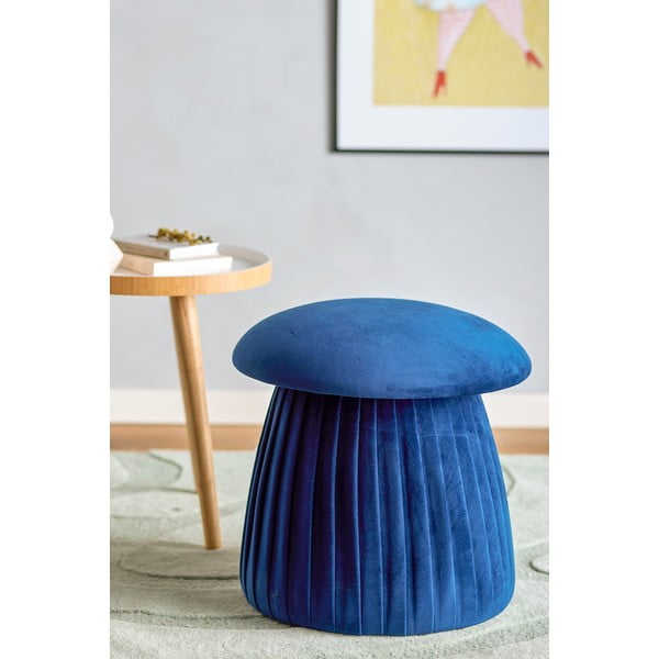 Tmavě modrý taburet Roberta – Bloomingville-image-2