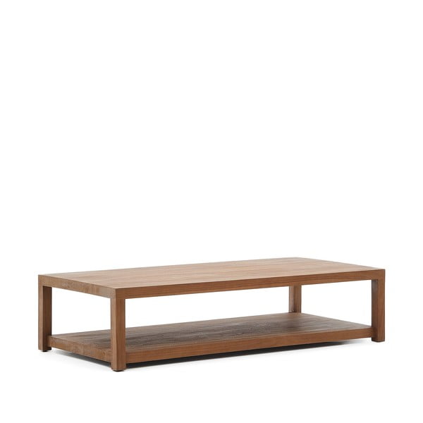 Konferenční stolek z teakového dřeva v přírodní barvě 70x150 cm Sashi – Kave Home